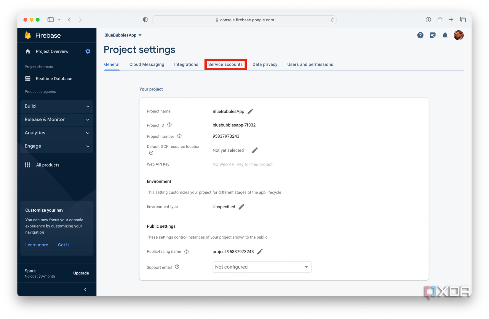 Firebase-Service-Accounts
