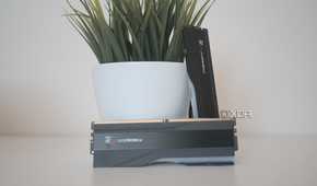 G.Skill Trident Z5 RGB DDR5-7200 RAM sticks next to a small houseplant