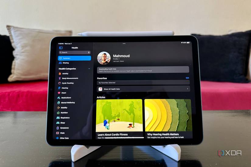 Health app on iPadOS 17 beta