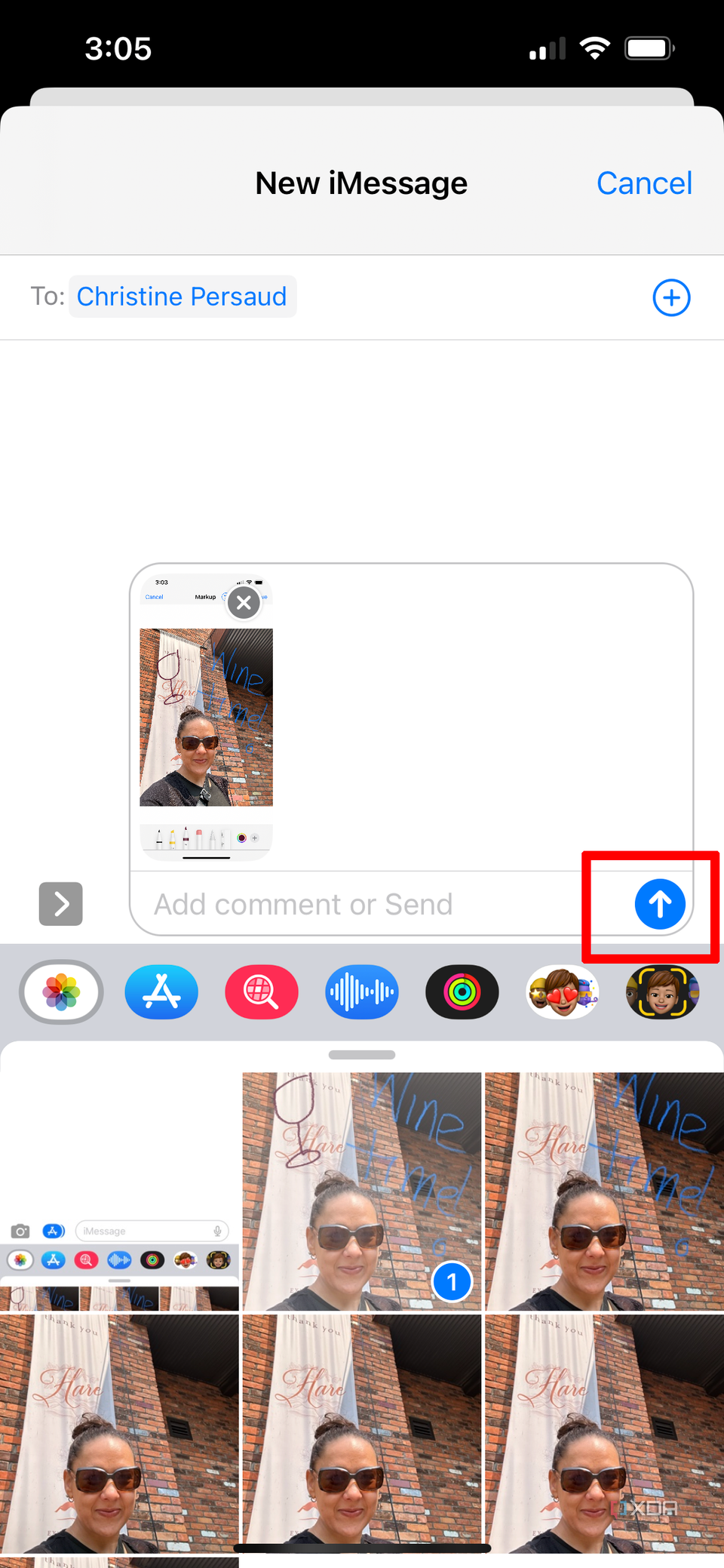 iphone markup sketch messages 8