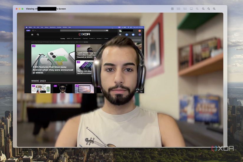 macOS SOnoma FaceTime screen share