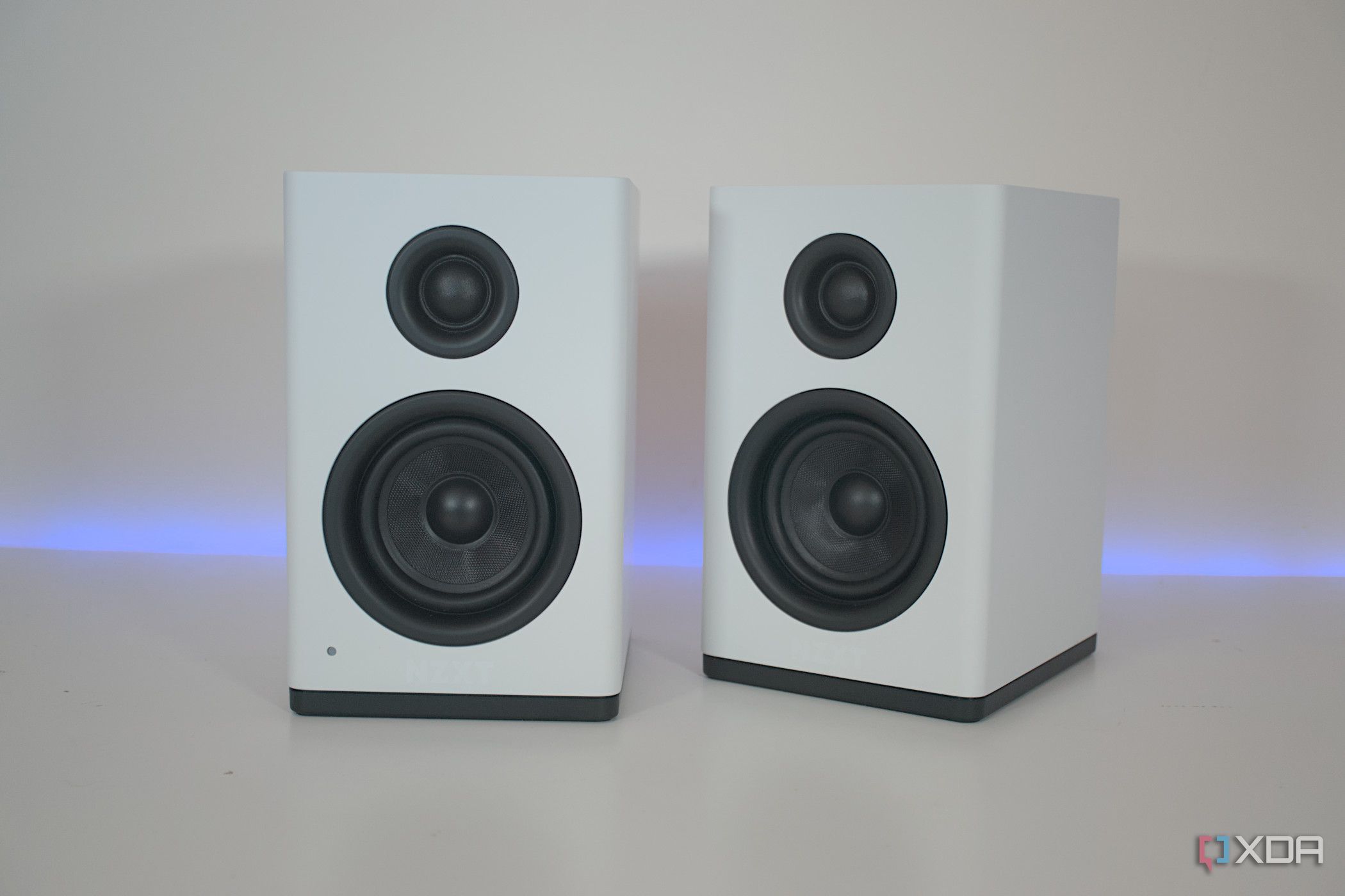 NZXT Relay Speakers angled together