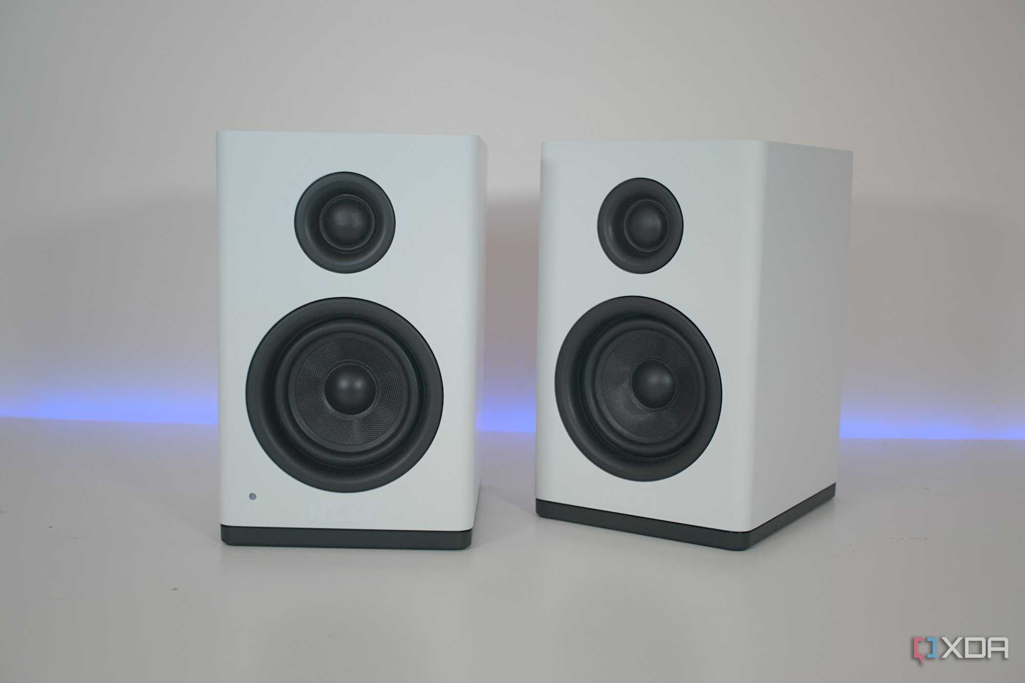 NZXT Relay Speakers angled together
