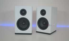 NZXT Relay Speakers angled together
