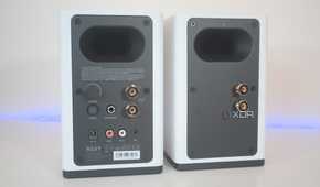 Rear view of Nzxt relay speakers