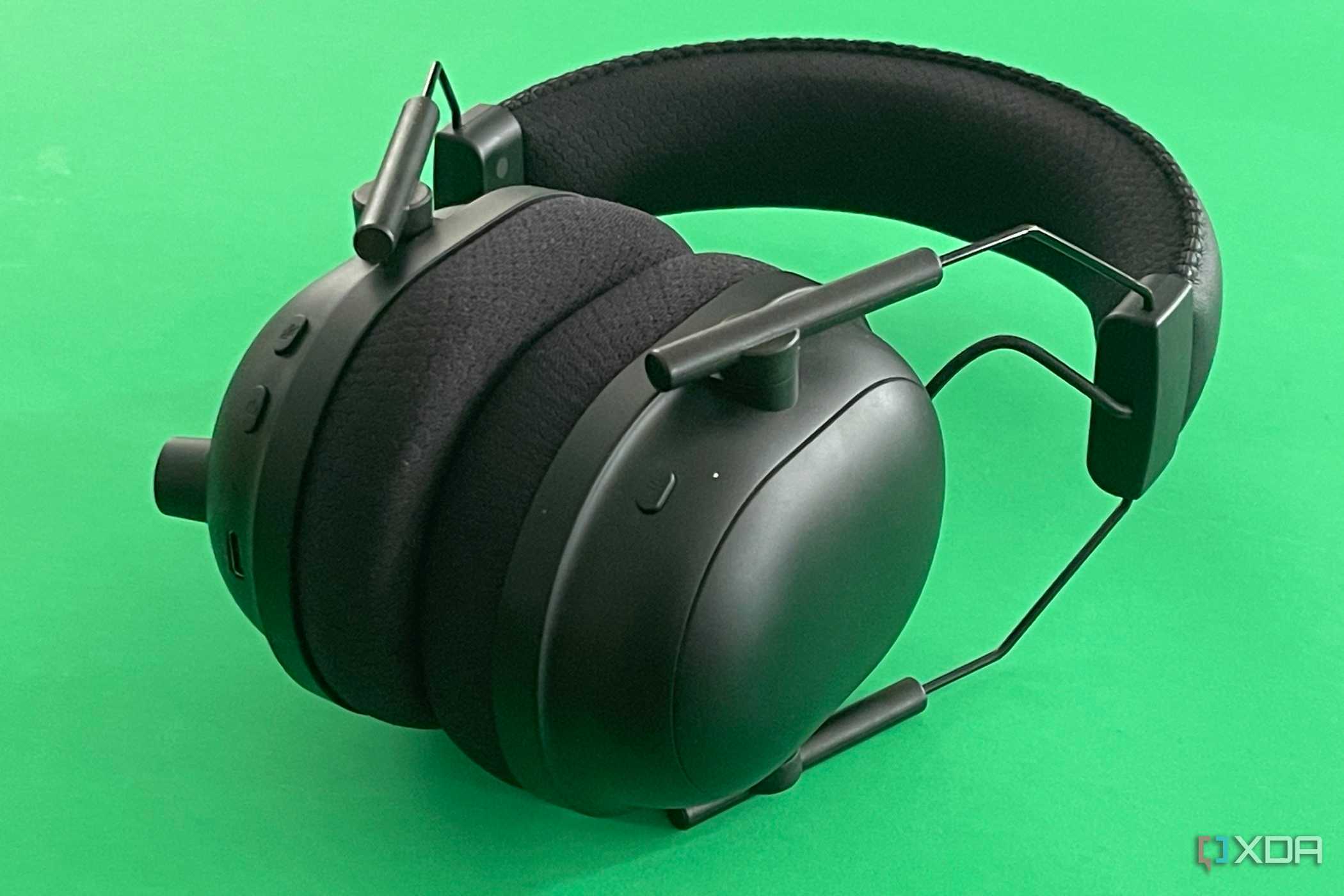 Razer BlackShark V2 Pro Headset showing the buttons