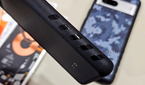 An image showing the closeup of the grip stripes on Dbrand's grip case.