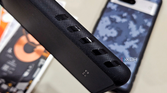An image showing the closeup of the grip stripes on Dbrand's grip case.