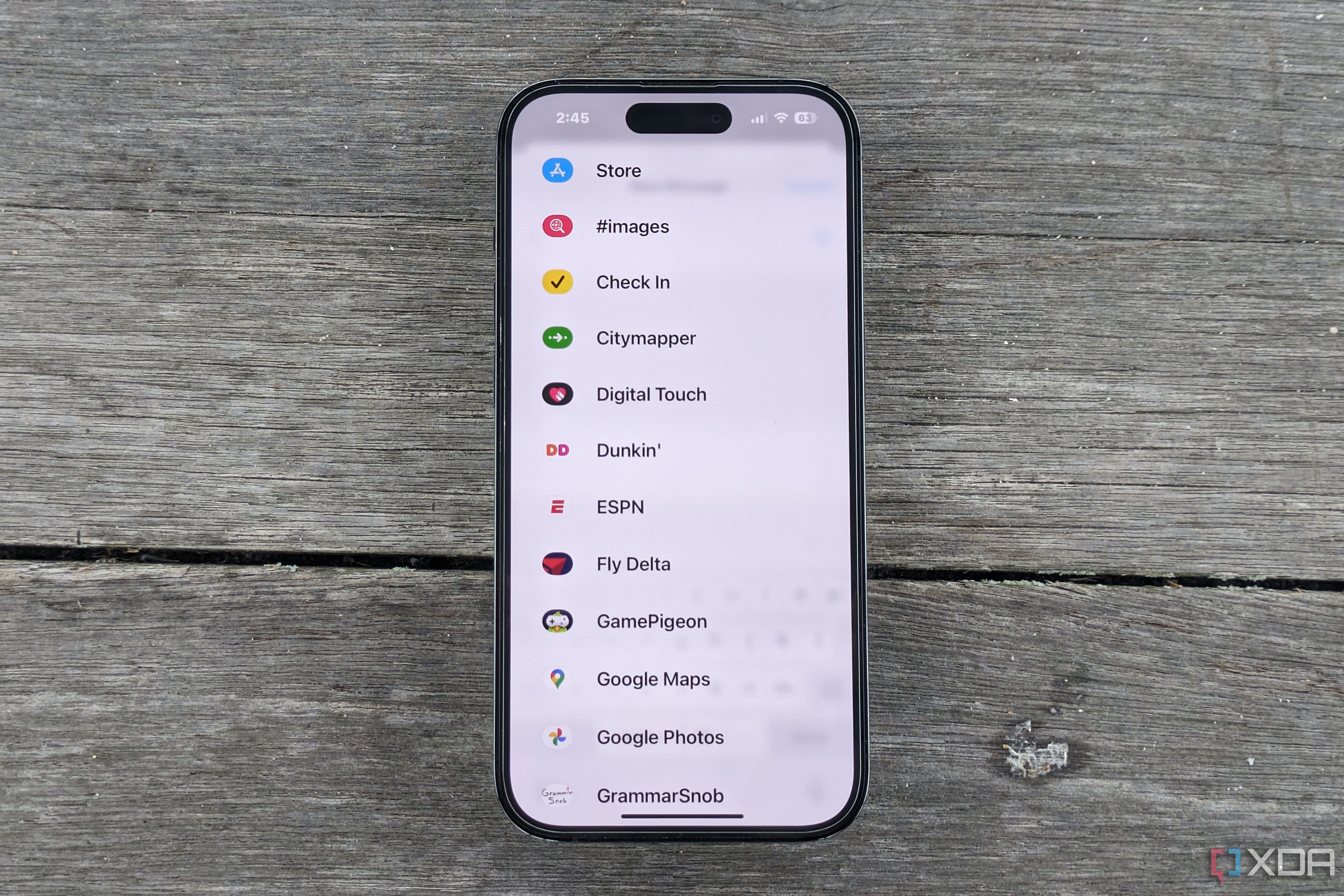 iMessage apps on iOS 17
