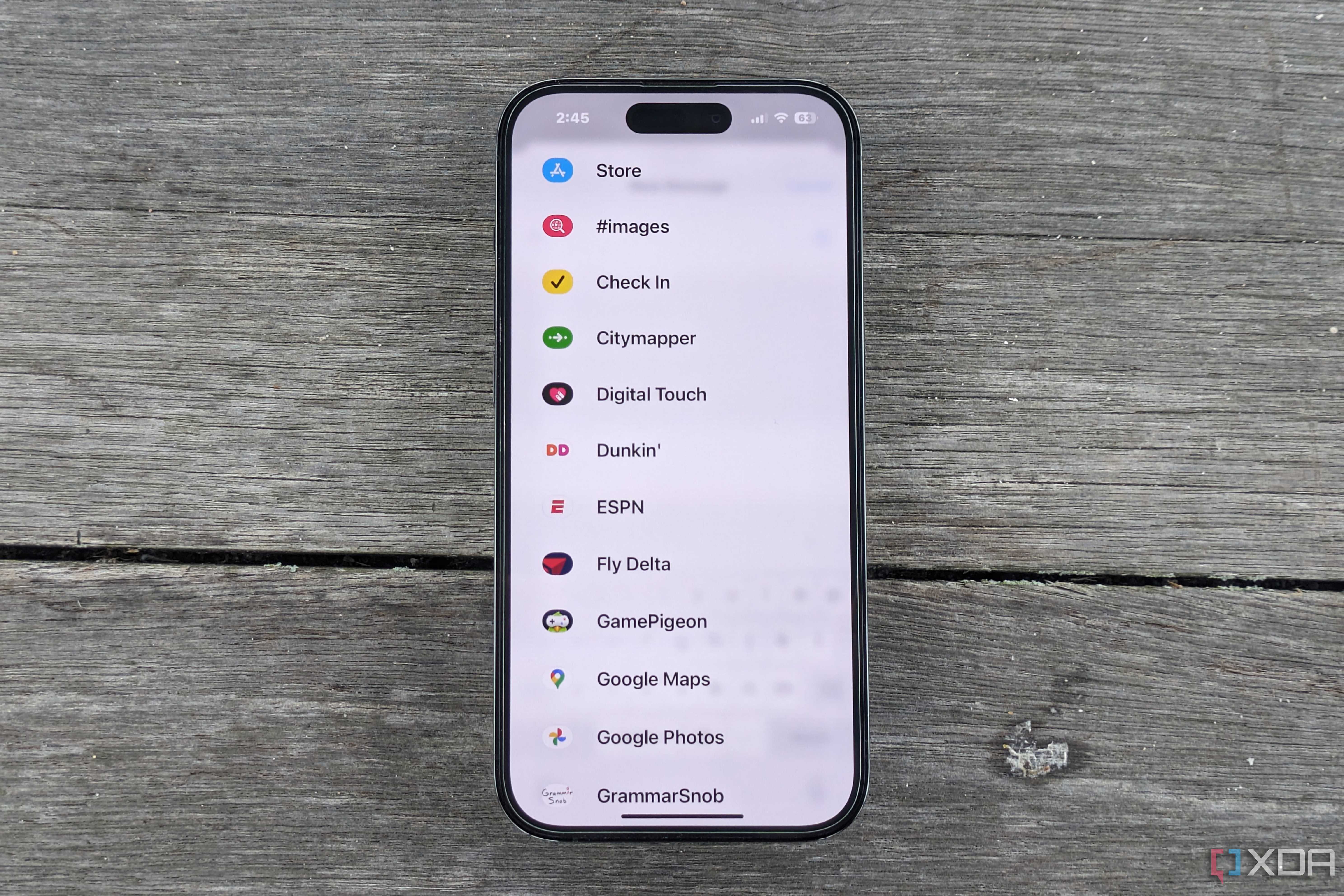 iMessage apps on iOS 17