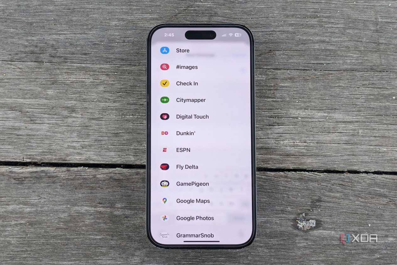 iMessage apps on iOS 17