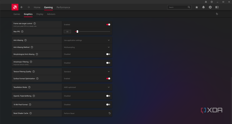 AMD Radeon Adrenaline Advanced Graphics.