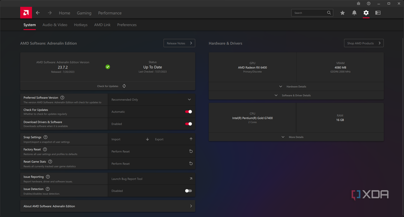 Complete guide to AMD Software Adrenaline Edition