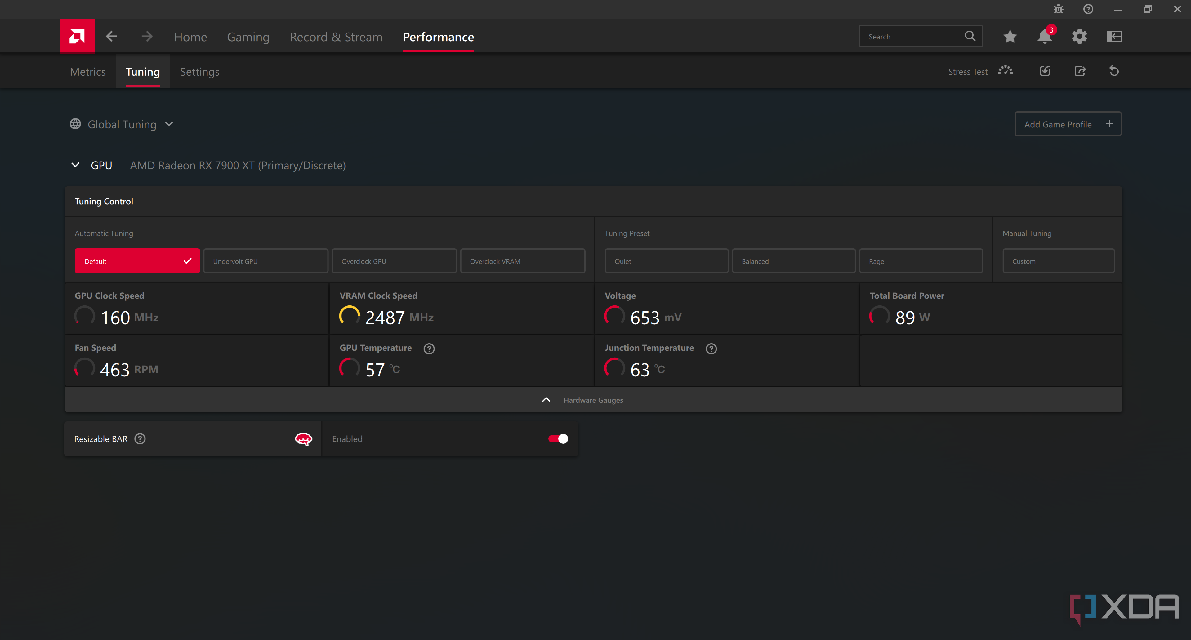 AMD Radeon Adrenaline Tuning