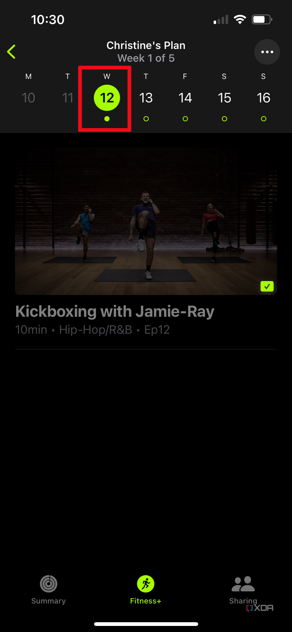 How to create a custom Fitness+ workout plan on iOS and iPadOS 18