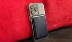 Apple Clear case for iPhone 14 Pro with MagSafe Wallet attached
