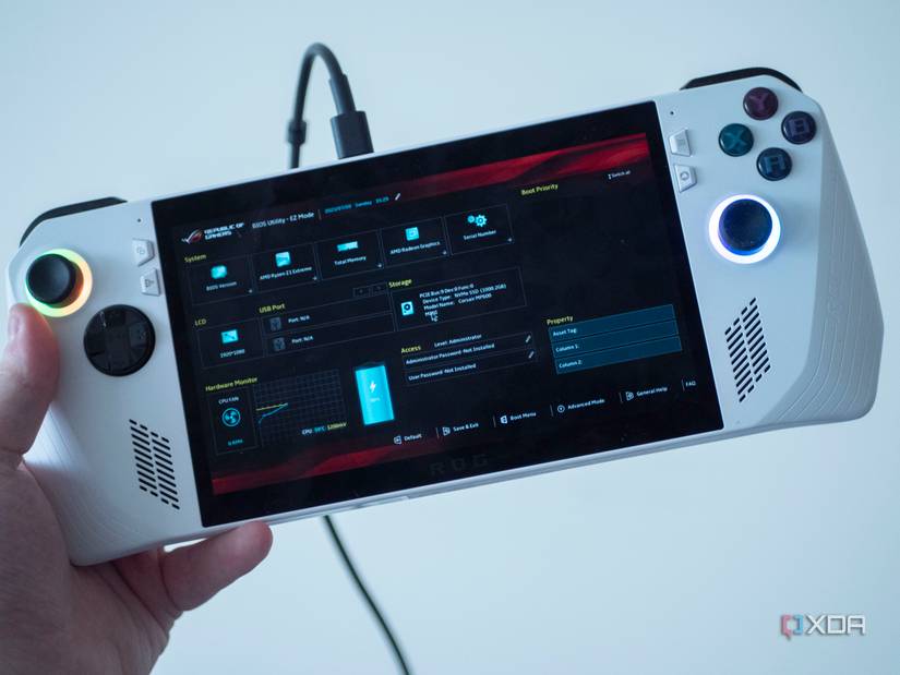 The Asus ROG Ally's BIOS