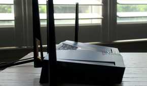 ASUS RT-AX88U Pro Wi-Fi 6 router from the side