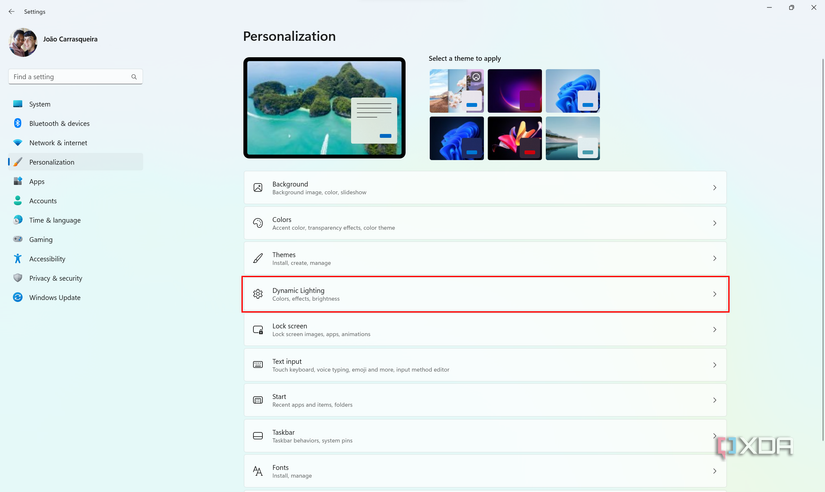 How to use Dynamic Lighting on Windows 11