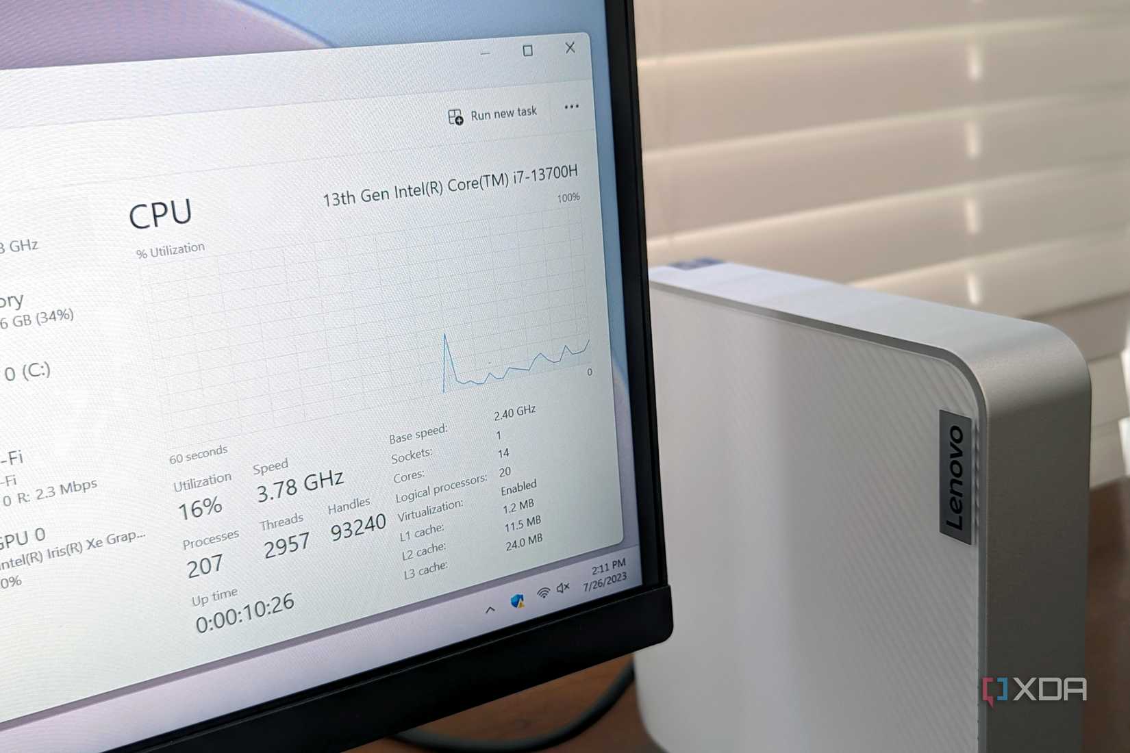 Lenovo IdeaCentre Mini 2023 with CPU