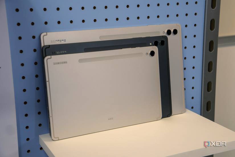 The Galaxy Tab S9 series displayed with each other