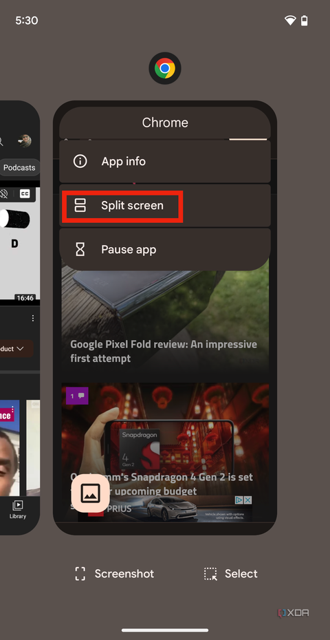 How to use two apps at once on the Google Pixel Fold