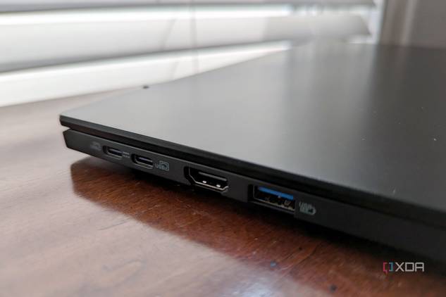 Acer Swift Edge 16 ports on the left