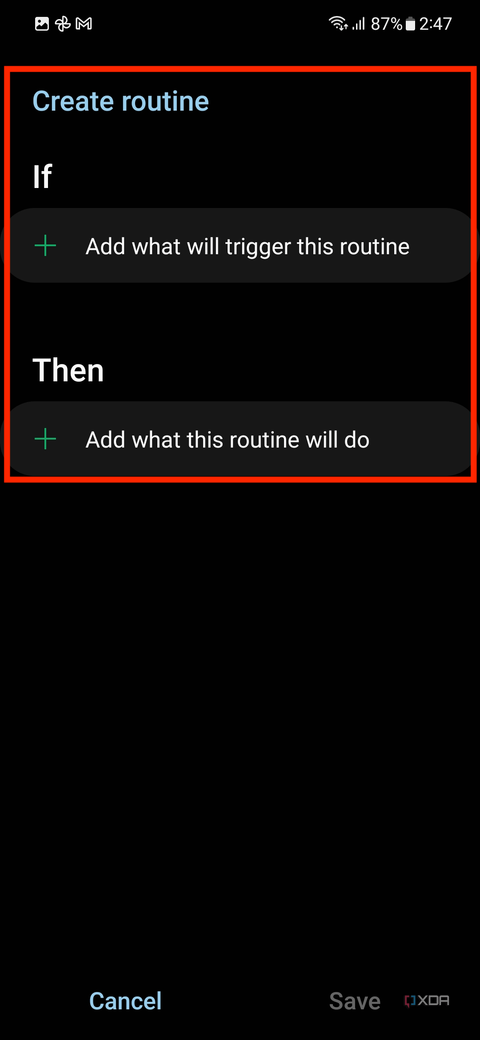 How to create custom Modes and Routines on a Samsung device