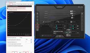 Click on the Settings icon and head to the Fan tab to see all the options related to setting up the GPU fan profile