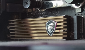 MSI-Spatium-M570 installed on a motherboard.