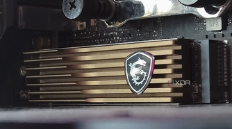 MSI-Spatium-M570 installed on a motherboard.