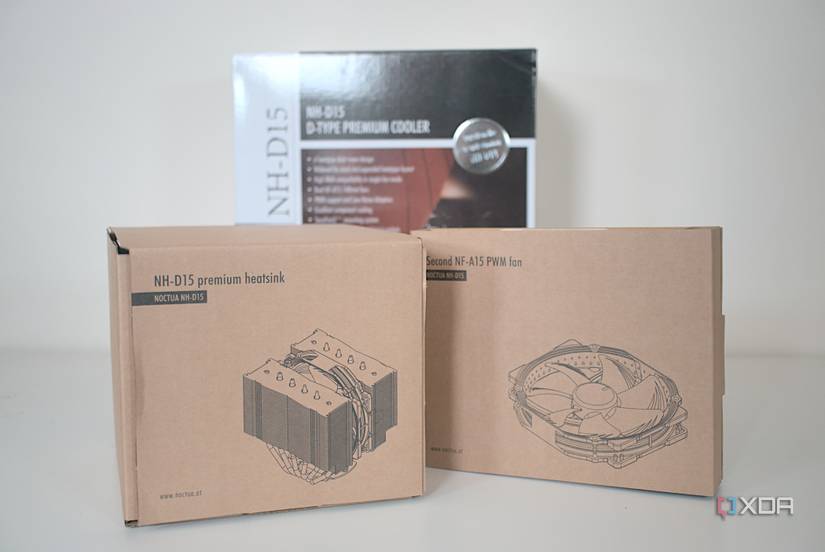 Everything included with the Noctua NH-D15