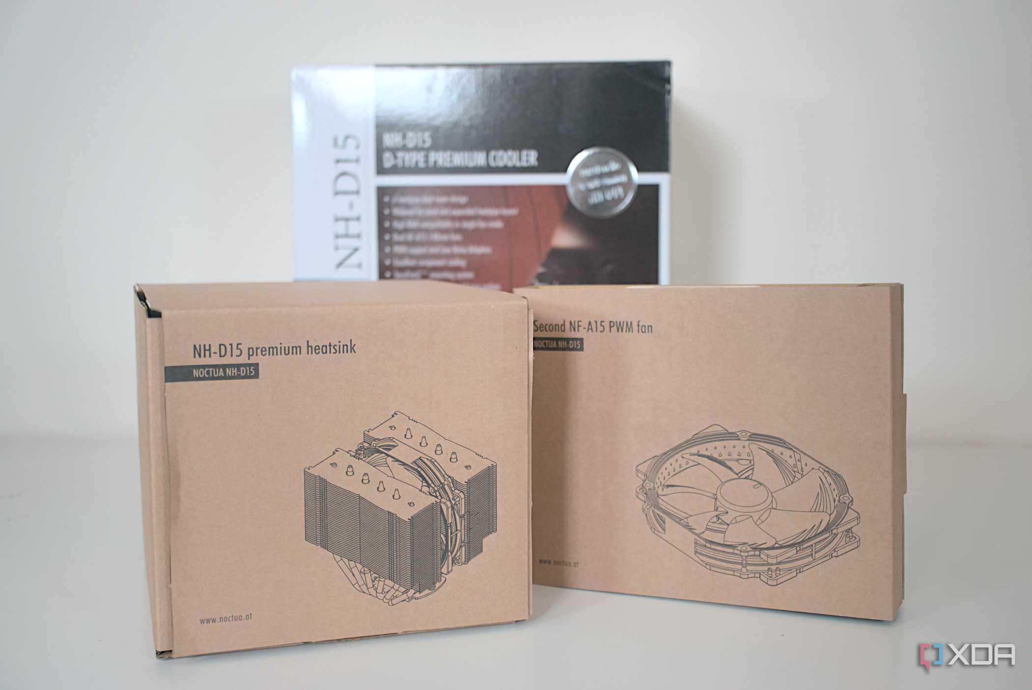 Everything included with the Noctua NH-D15
