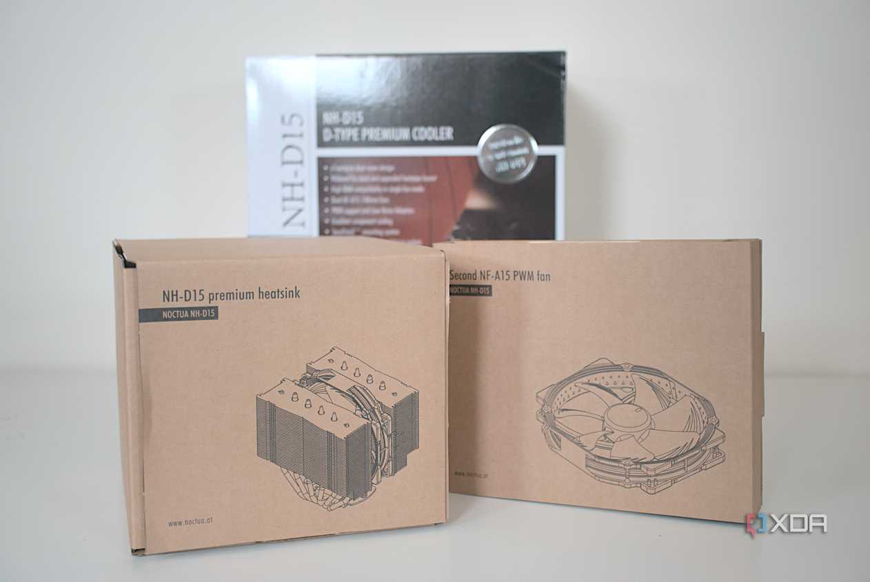 Everything included with the Noctua NH-D15