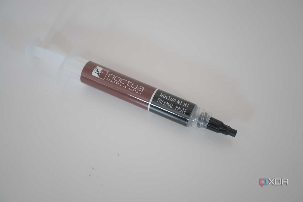 Included thermal paste with the Noctua NH-D15