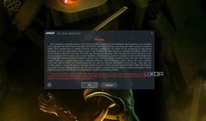 Ryzen Master launch warning screen