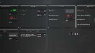 Settings screen in Ryzen Master