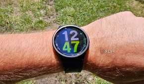 Samsung Galaxy Watch 6 Classic in direct sunlight.