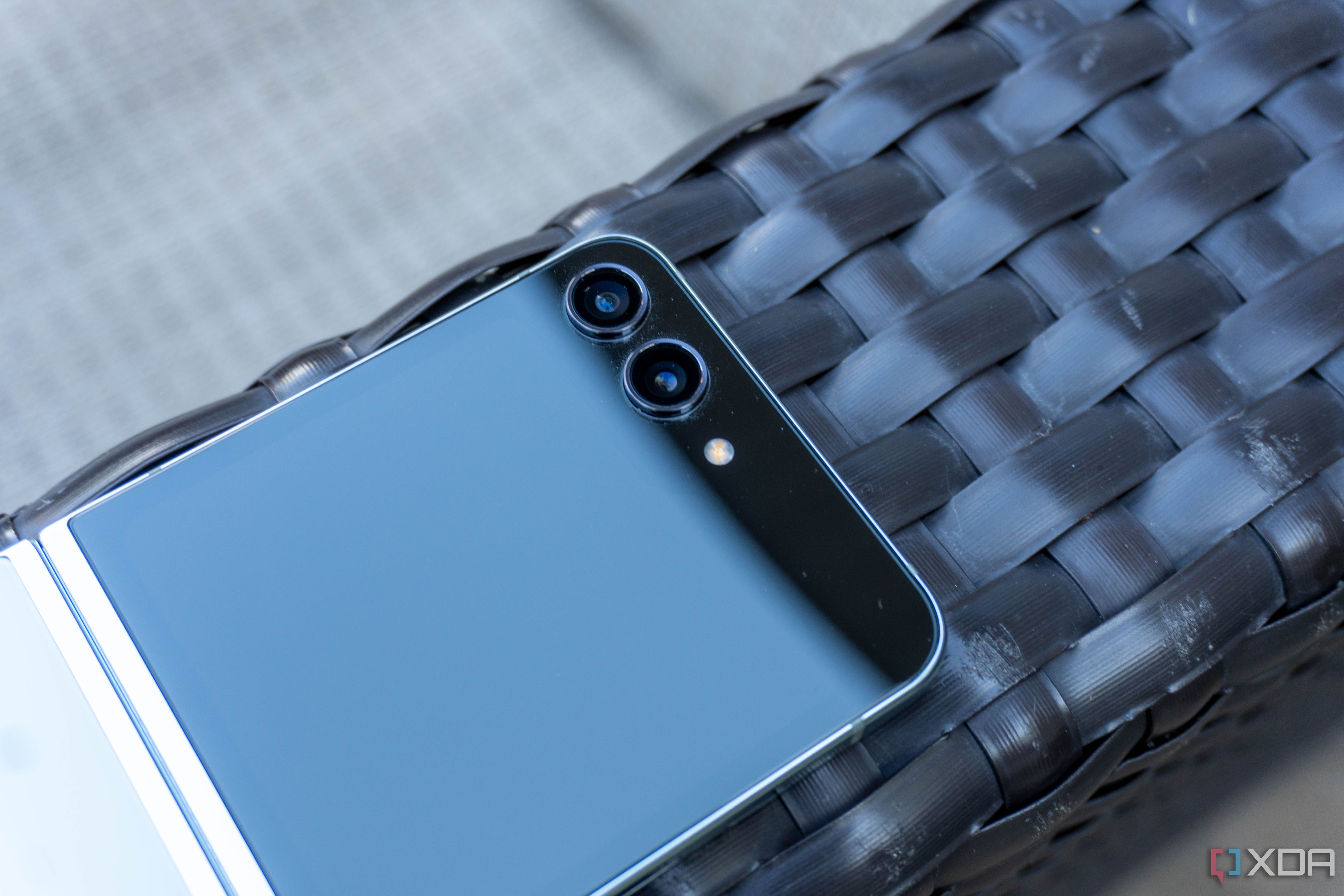 View of the top half of the Galaxy Z Flip 5