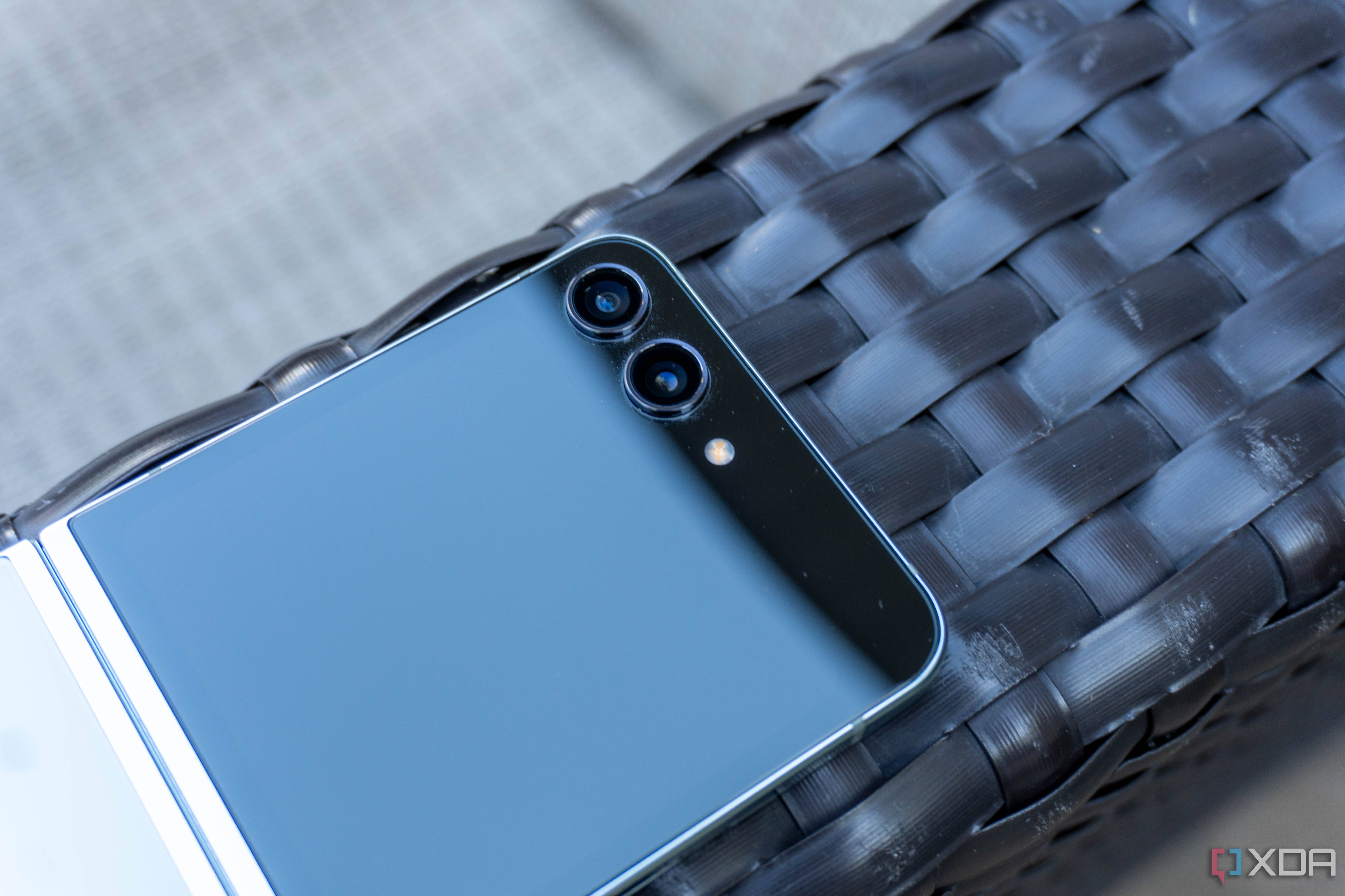 View of the top half of the Galaxy Z Flip 5