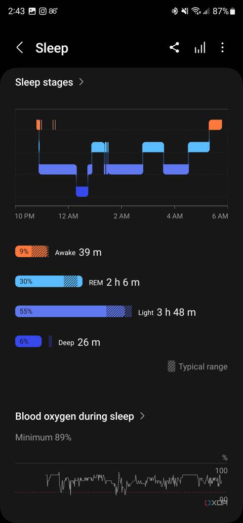 Samsung Health Sleep Stages Sleep Tracker On Galaxy Watch Samsung