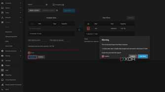 A screenshot depicting the Pool Manager settings in the TrueNAS CORE interface