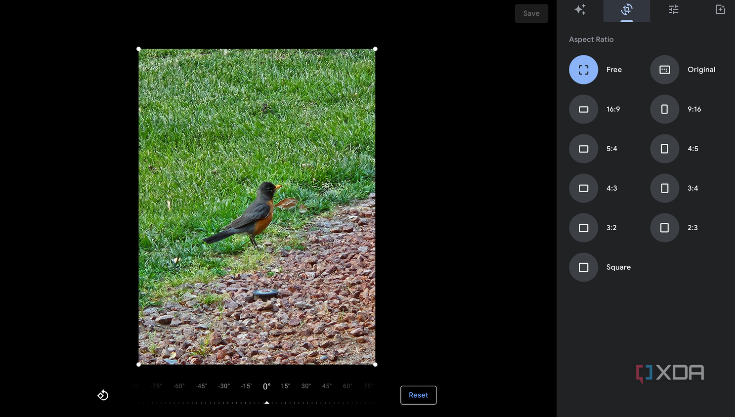 Google Photos with different Aspect Ratios