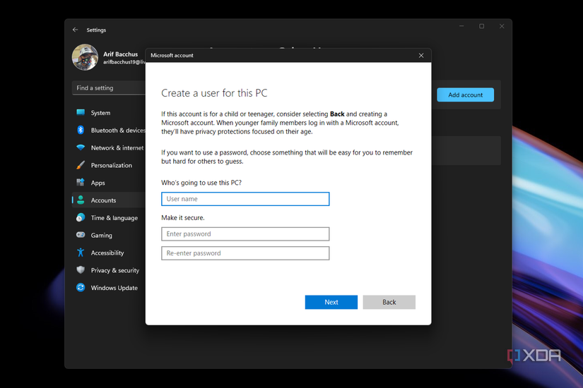 How to create a guest account on Windows 11