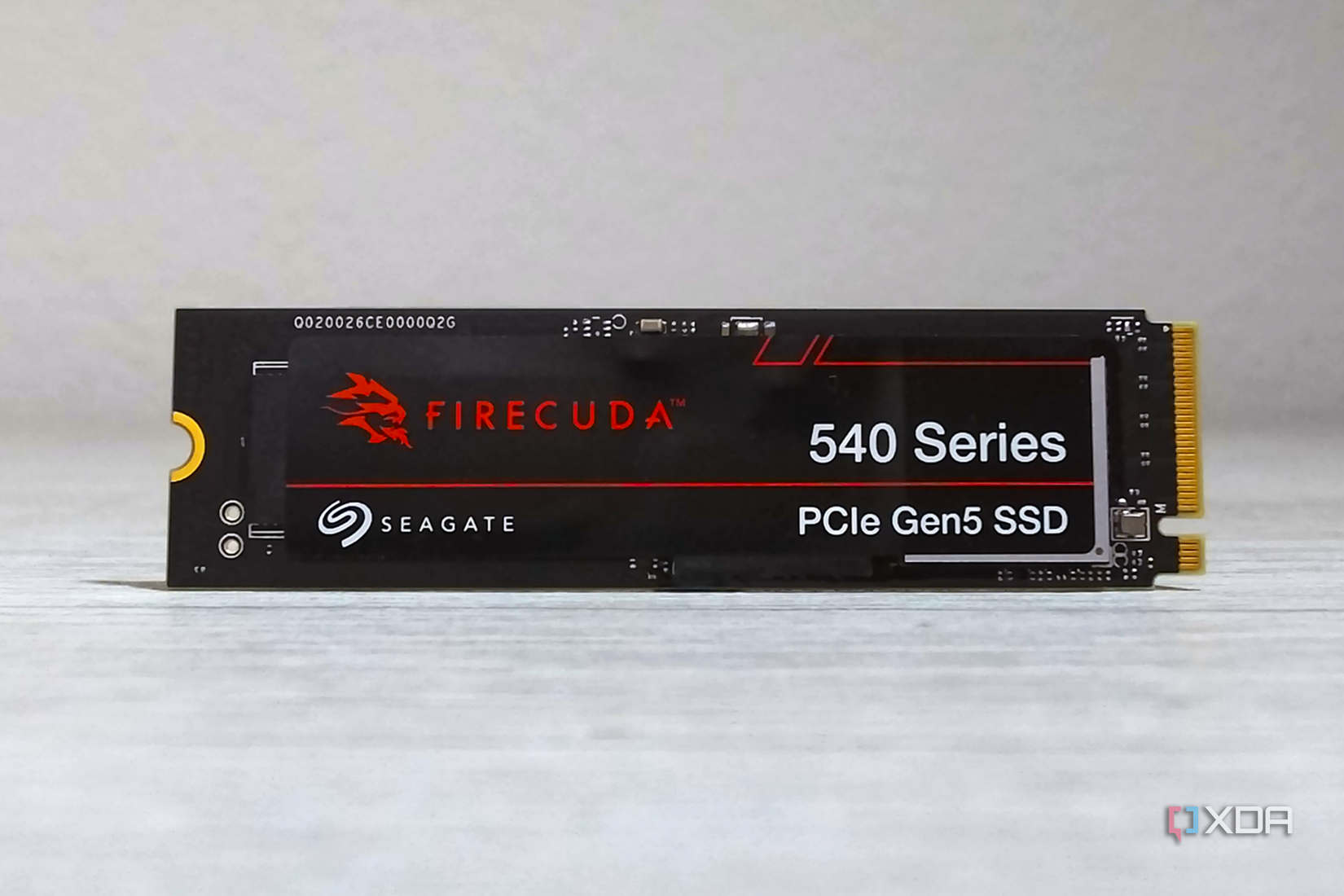 Seagate FireCuda 540 from the front.
