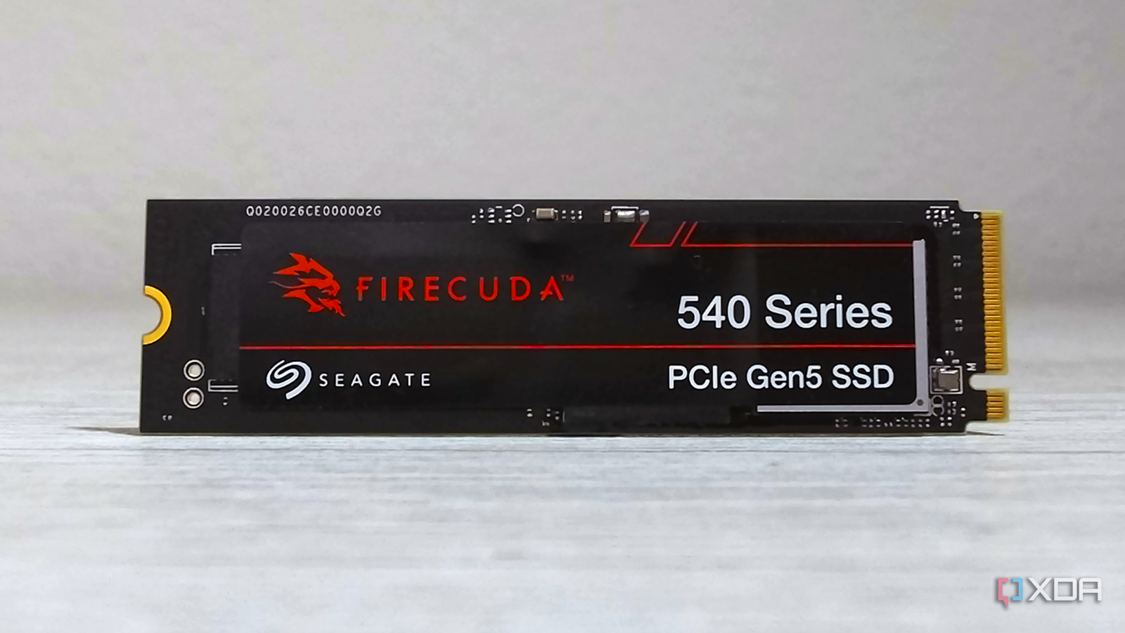Seagate FireCuda 540 from the front.
