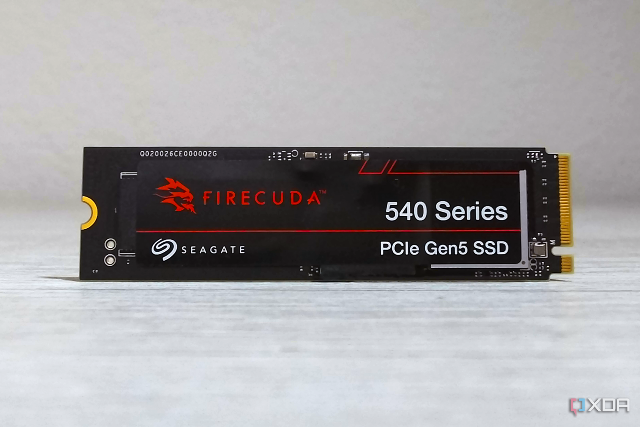 Seagate FireCuda 540 from the front.