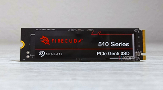 Seagate FireCuda 540 from the front.