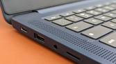 A photo of the ports on the left side of the Slim 3 Chromebook
