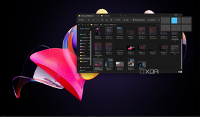 Screenshot of the File Explorer in Windows 11 showing Snap Layout options